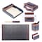 Dacasso Walnut & Leather 7-Piece Desk Set DF-8404 - alternate 5